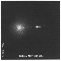 Galaxy M87 with jet