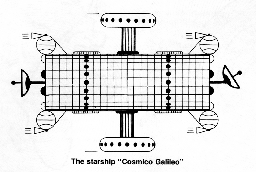 The starship 'Cosmico Galileo'