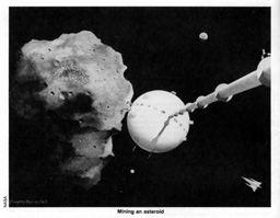 Mining an asteroid
