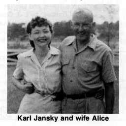 Karl Jansky and wife Alice