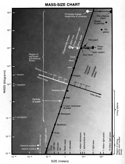 Mass-Size Chart
