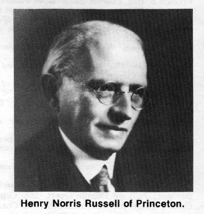 Photo of Henry Norris Russell