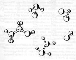 Graphic of selected molecules