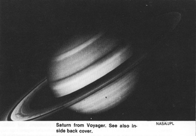 Saturn from Voyager.