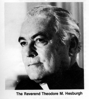 Photo of The Reverend Theodore M. Hesburgh