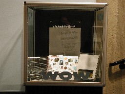 Display Case; Front Glass in Place