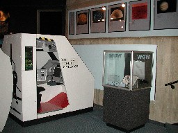 Display Case Next to Shuttle Landing Simulator