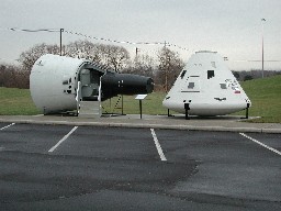 Gemini Spacecraft Mock-up; Apollo Command Module Mock-up