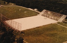 Aerial Photo of Big Ear Radio Telescope