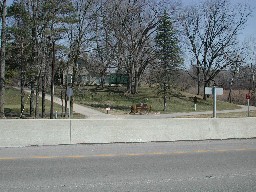 Dornoch Golf Club Entrance on Opposite Side of Barrier