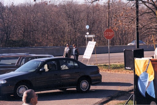 Entrance to Dedication Ceremony