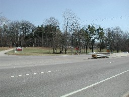 Start of Barrier at Entrance to Perkins Observatory